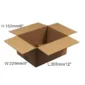 15 x Double Wall Cardboard Box - 305 x 229 x 152mm (12 x 9 x 6”)